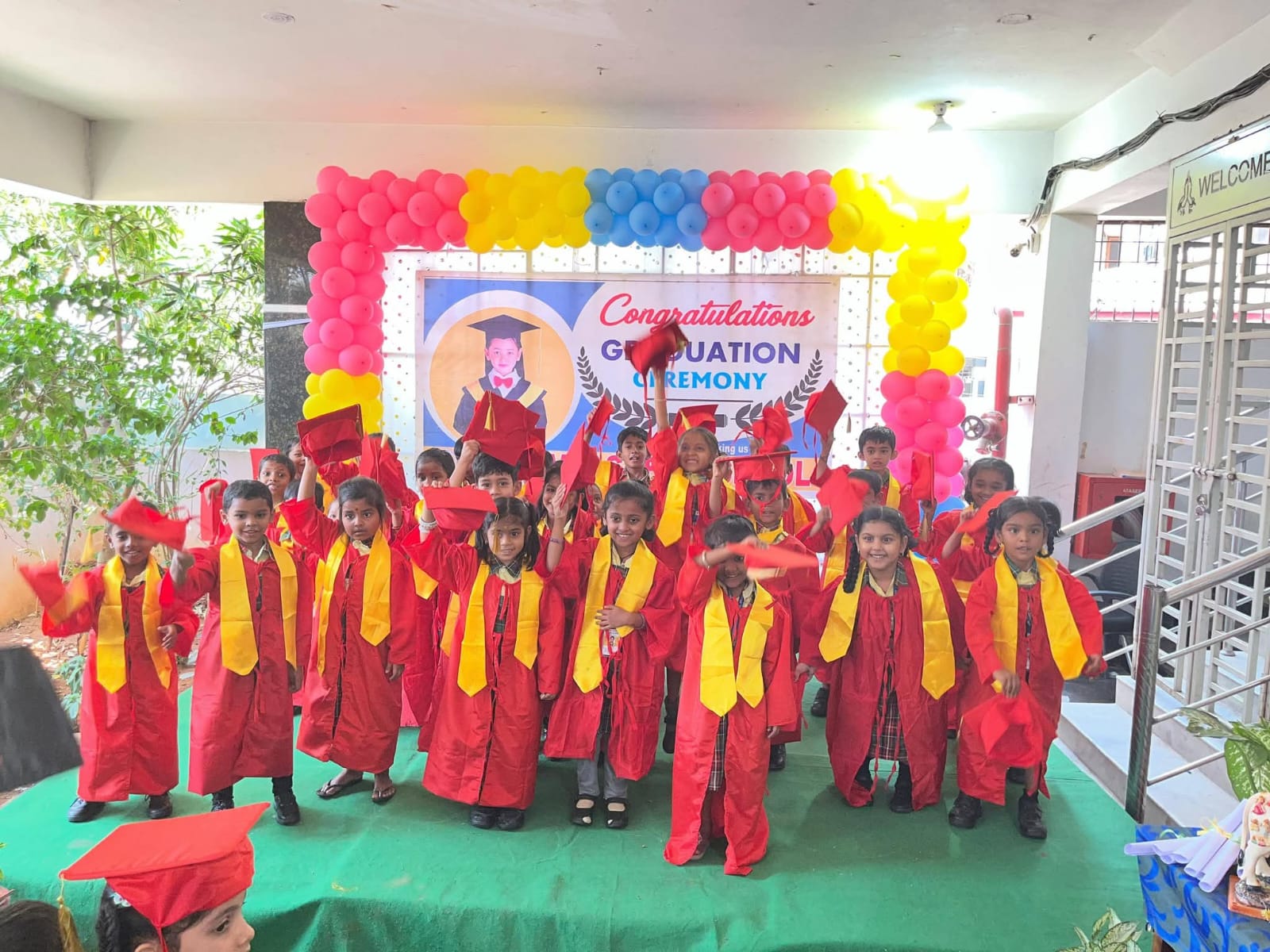 Nursery graduation ceremony at Sree Vaagdevi High School