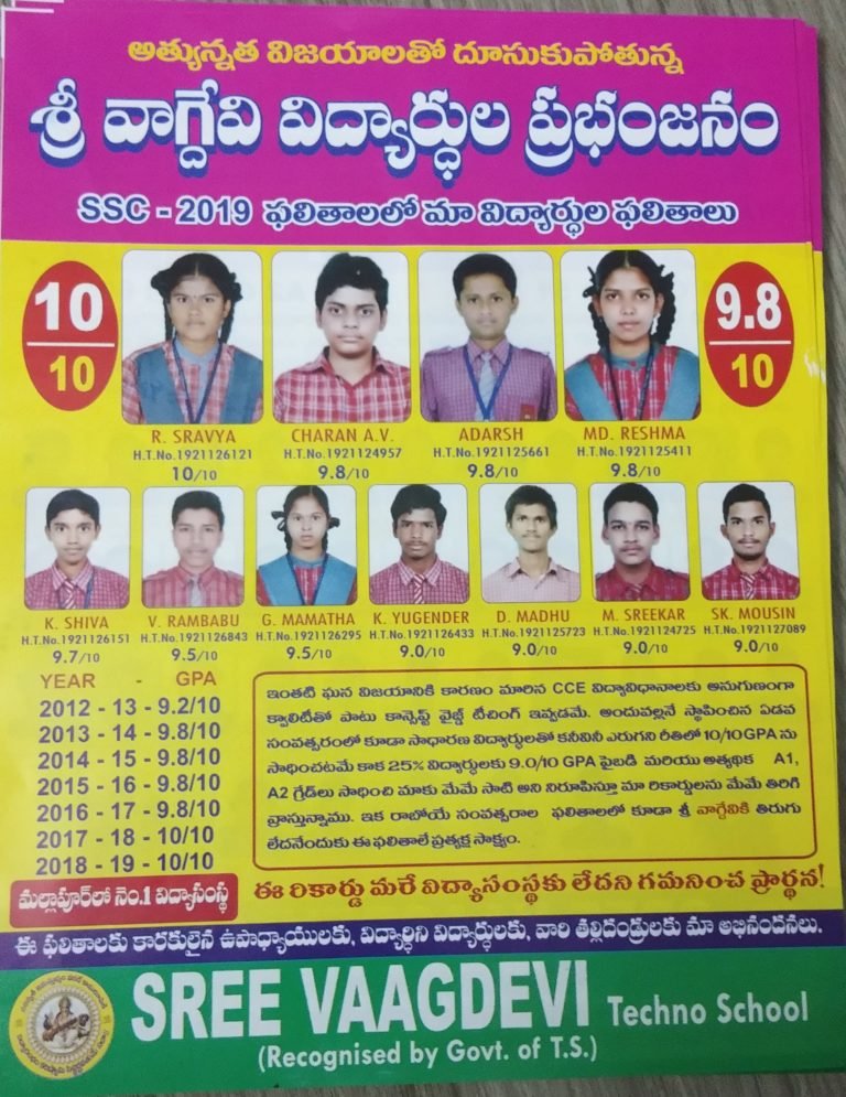 Our Proud Students